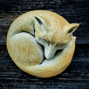 Sleeping fox roundel